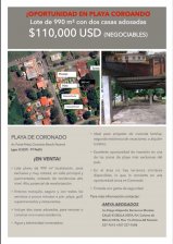 Terreno en Venta en Playa de Coronado Chame, Panamá Oeste