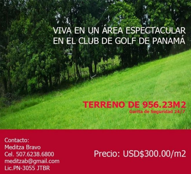 Foto Terreno en Venta en CERRO VIENTO, CLUB DE GOLF, Panamá - U$D 286.869 - TEV46824 - BienesOnLine